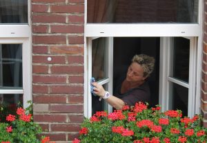 Full-Body Weight Loss Washing Windows